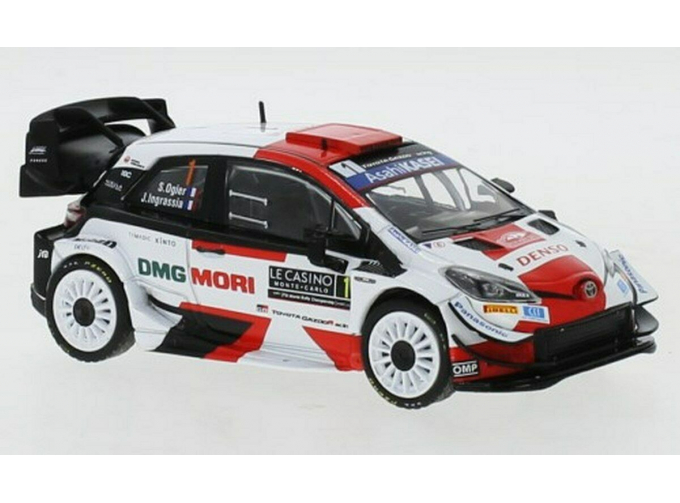 TOYOTA Yaris WRC #1 "Toyota Gazoo Racing WRT" Ogier/Ingrassia Winner Rally Monte Carlo Чемпион мира 2021