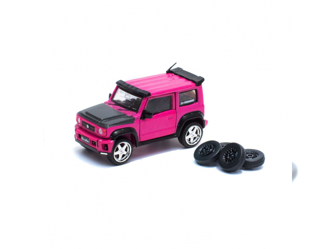 SUZUKI Jimny LHD (2018) LB Works, glitter dark pink