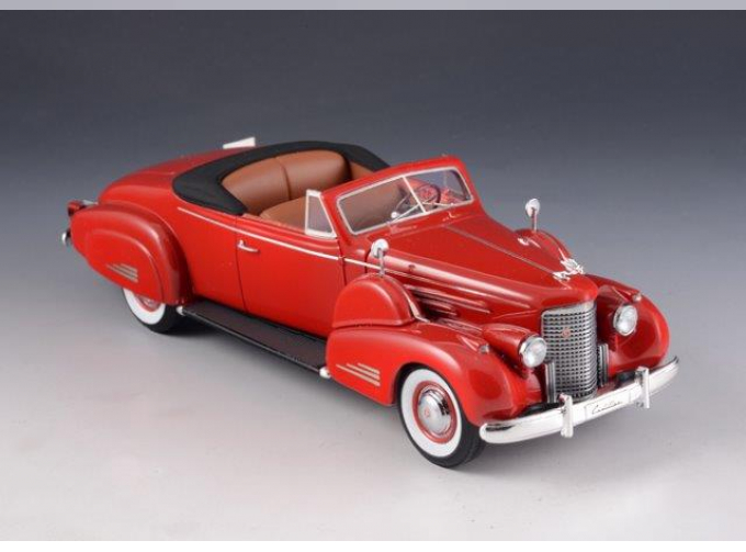 CADILLAC V16 Convertible Coupe (открытый) 1938 Red