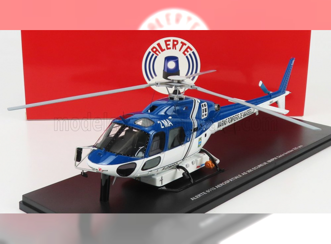 AEROSPATIALE As 355 Ecureuil Helicopter Marins Sapeurs Pompiers (1990), Blue White