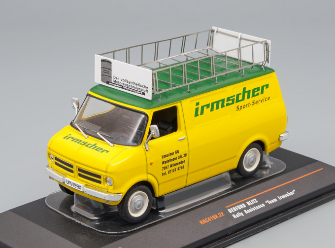 BEDFORD Blitz Irmscher Rally Assistance, yellow green