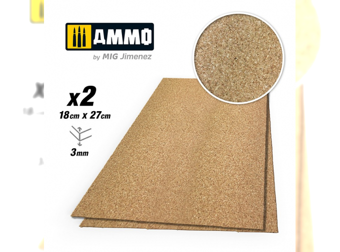 CREATE CORK Fine Grain (3mm) – 2 pcs.