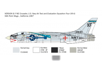 Сборная модель Самолет F-8E CRUSADER