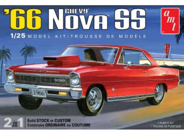 Сборная модель Chevy Nova SS, plastic modelkit 1966