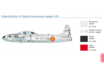 Сборная модель Самолет T-33A SHOOTING STAR