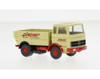 MERCEDES-BENZ  самосвал  (1963), бежевый/красный