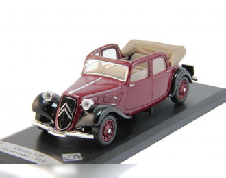 CITROEN 11B Decouvrable (1938), cherry / black