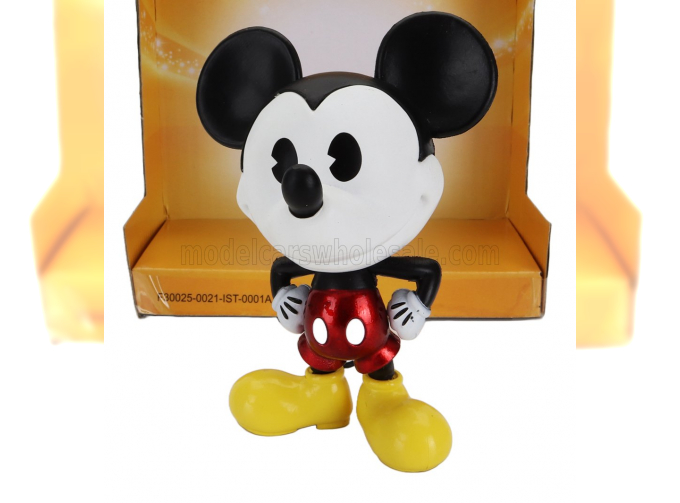 WALT DISNEY Topolino - Mickey Mouse - Cm. 10.0, Red Met White Black