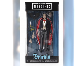 FIGURES Monsters Dracula - Cm. 15.5, Black Red White