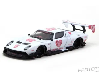 LAMBORGHINI Miura LB-Silhouette Works Kids (2026), white / pink