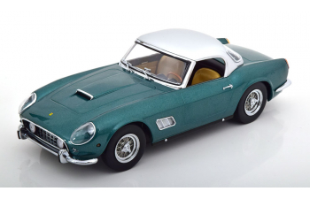 FERRARI 250 GT California Spyder with removable Hardtop (1960), green metallic silver