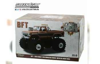 FORD F-350 Monster Truck "BFT" Bigfoot 1978 Brown Metallic (колеса 66 дюймов)