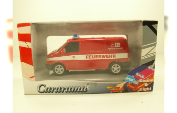 VOLKSWAGEN Transporter T4 Feuerwehr, 431D 1:43, красный