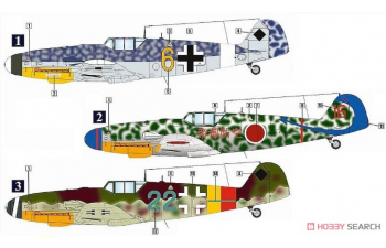 Сборная модель Самолет Messerschmitt Bf 109Z-1 Day Fighter