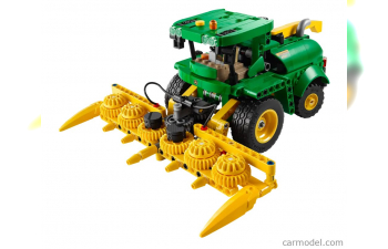 JOHN DEERE Lego Technic - Mietitrebbia 9700 Forage Harvester 2018 - 559 Pezzi - 559 Pieces, Green Yellow