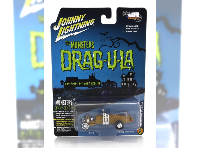 TV SERIES Dragster The Munsters Dragula - Dracula, Gold Met