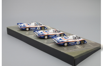 PORSCHE 956L Le Mans 1982 1-2-3 3 Car Set