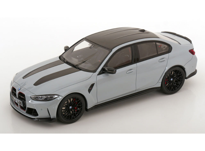 BMW M3 CS (2024), light grey-metallic