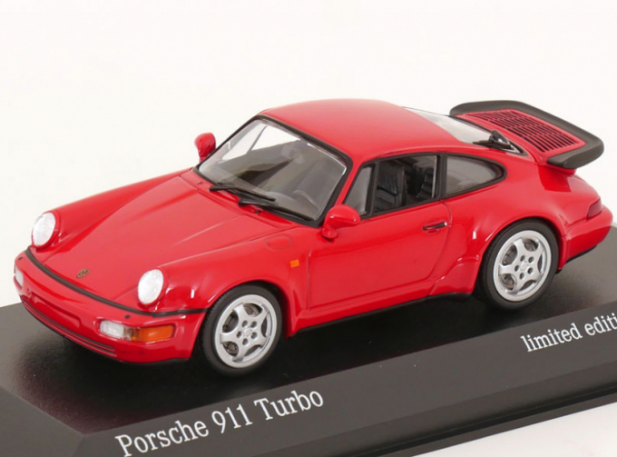 PORSCHE 911 964 Turbo Coupe (1990), Red