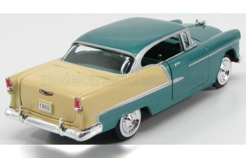 CHEVROLET Bel Air 2-door (1955), Green Met Cream