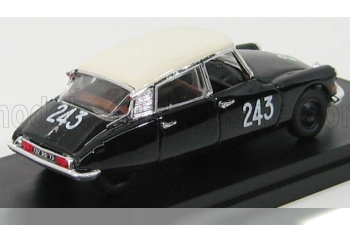 CITROEN Ds19 №243 Mille Miglia (1957) Caraia - Delanglard, Black White