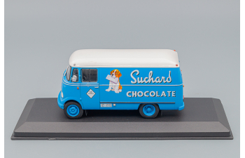 MERCEDES BENZ L319 Van Chocolate Suchard (1968), Light Blue White