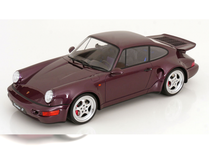 PORSCHE 911 (964) Turbo S (1992), purple-metallic