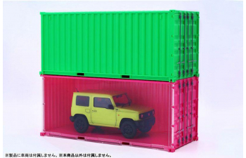 Сборная модель 20-футовый контейнер (зеленый)
