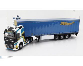 VOLVO Fh4 500 Truck Telonato Mitheux Transports (2020), White Light Blue