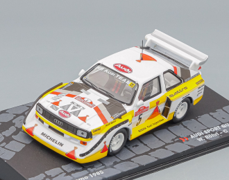 AUDI Quattro Sport S1 #5 W.Rohrl - C.Geistdorfer, white / yellow