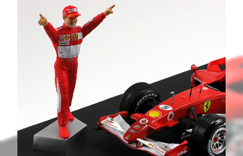 FERRARI 248 F1 MICHAEL SCHUMACHER WINNER MONZA GP - RETIREMENT ANNOUNCEMENT (10-SEPT-2006)