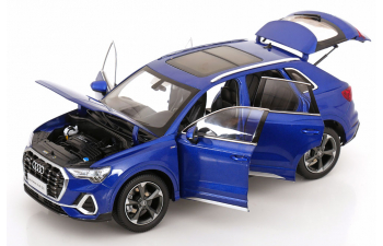 AUDI Q3 (2019), blue metallic