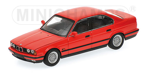 BMW 5-Series E34 (1988), red