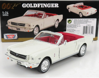 FORD Mustang Cabriolet Open (1964) - James Bond 007 - Goldfinger - Missione Goldfinger, White