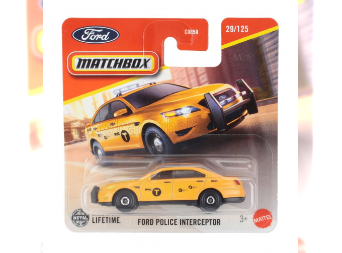 FORD Taurus Police Interceptor (2010), yellow