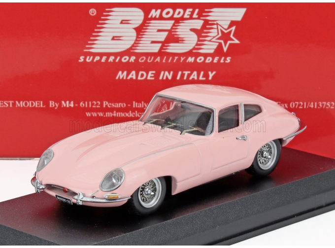 JAGUAR E-type Coupe (1961) - Personal Car Rita Pavone, Pink