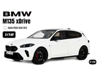 BMW M135 xDrive (2024), alpine white solid 