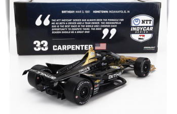 CHEVROLET Team Ed Carpenter Racing N33 Indianapolis Indy 500 Indycar Series (2023) E.Carpenter, Black Gold