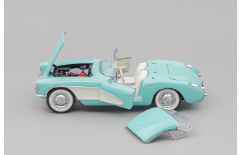 CHEVROLET Corvette Convertible, light green / white