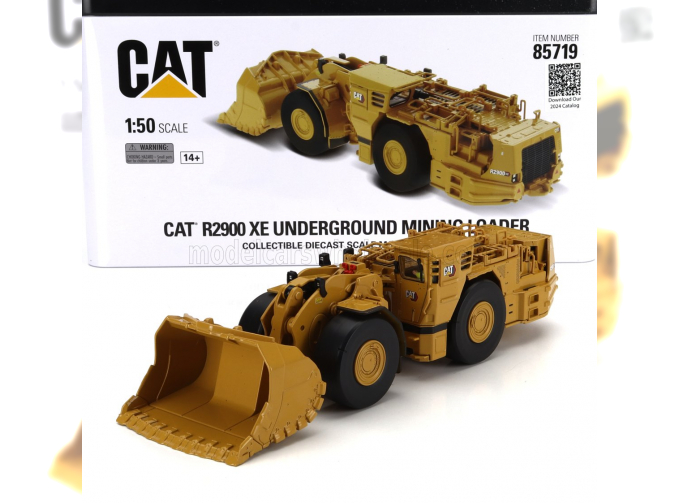 CATERPILLAR Cat R2900 Xe Ruspa Scraper Tractor Underground Mining Loader, Yellow Black