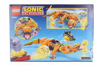 Сборная модель Sonic The Hedgehog - Super Shadow Vs Biolizard - 419 Pezzi - 419 Pcs, Orange