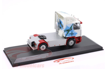 Pegaso Troner Sattelzugmaschine (1990), white / red / decor