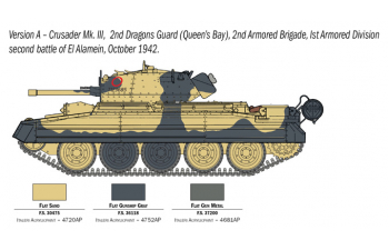 Сборная модель Crusader Mk. III with British Crew