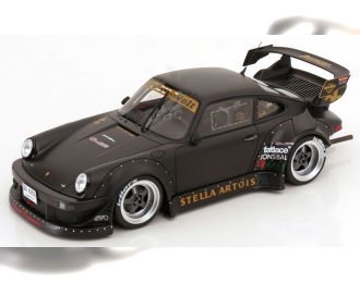 PORSCHE 911 (964) RWB Stella Artois (2010), flat black