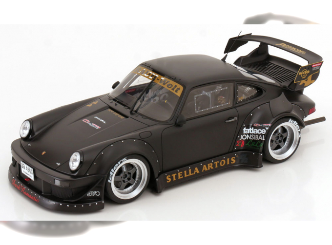 PORSCHE 911 (964) RWB Stella Artois (2010), flat black