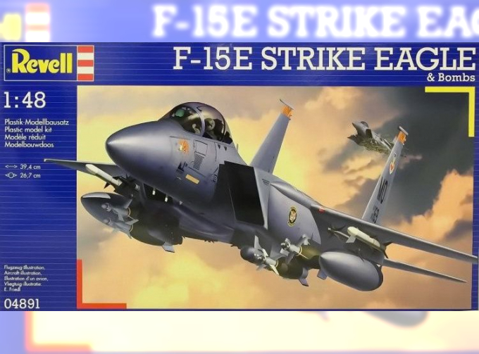 Сборная модель Американский истребитель-бомбардировщик McDonnell Douglas F-15E Strike Eagle