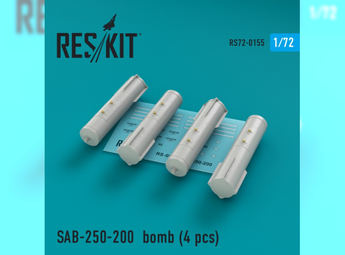 SAB-250-200 boMERCEDES-BENZ (4 pcs) Su-7, Su-17, Su-24, Su-25, Su-27, Su-30, Su-34, MiG-21, MiG-27, Yak-38, Jak-130