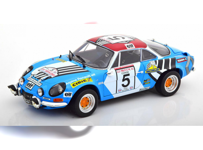 Renault-Alpine A110 1800S #5 2nd Tour de Corse 1973 Piot - Alexandris