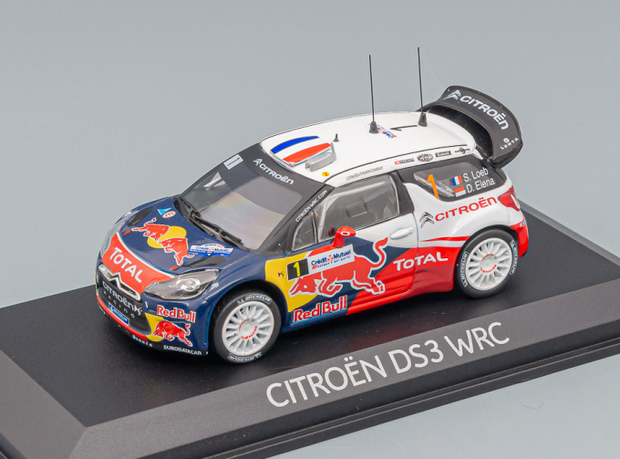 CITROËN DS3 WRC World Champion Rallye de France 2012 Loeb/Elena, blue