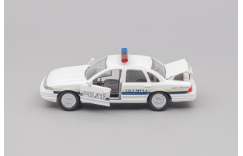 FORD Crown Victoria Olympia Police, white